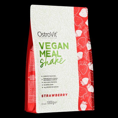 OstroVit Vegan Meal Shake 1000g Maasikas