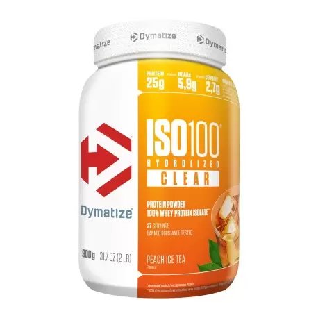 Dymatize ISO 100 Hüdrolüüsitud Selge Whey Valgu Pulber - Virsik — Peach — Powder - image 1 of 2