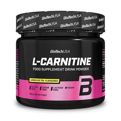 BIOTECHUSA L-Carnitine Drink Powder 150g Lemon Iced Tea