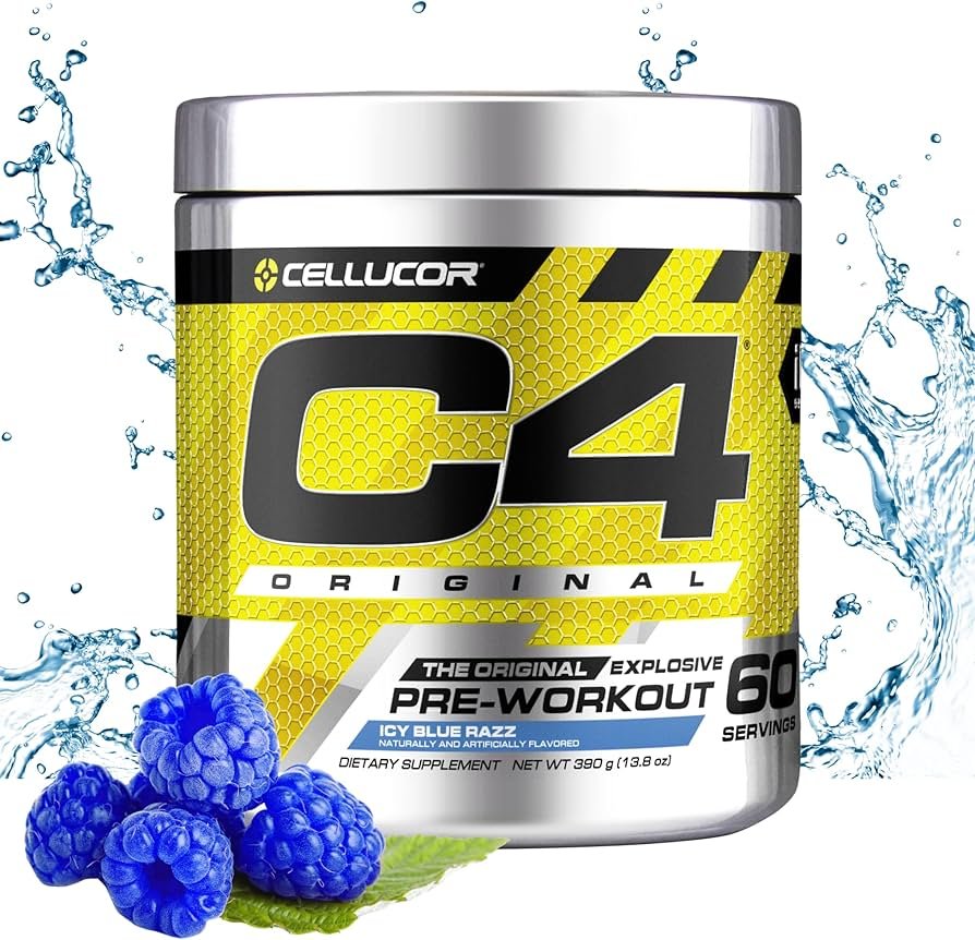 C4 Original Предтренировочный - Голубая Малина — Blue Raspberry — Powder - image 1 of 2