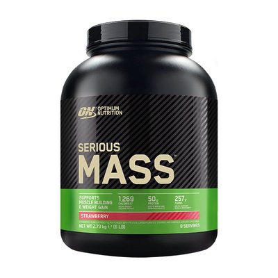 Optimum Nutrition Serious Mass 2.73kg Maasikas