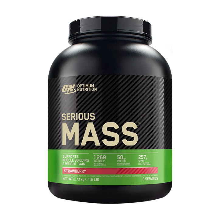 Optimum Nutrition Serious Mass - Strawberry — Strawberry — Powder - image 1 of 2