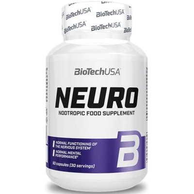 BIOTECHUSA Neuro 60 капсул – поддержка работы мозга