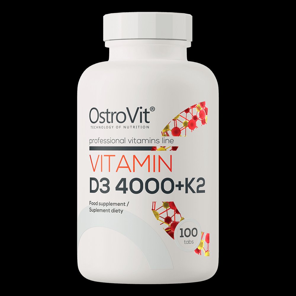 OstroVit Vitamin D3 4000 IU + K2 100 tabs