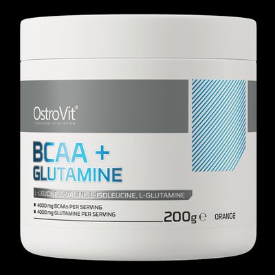 OstroVit BCAA + Glutamine 200g Apelsin