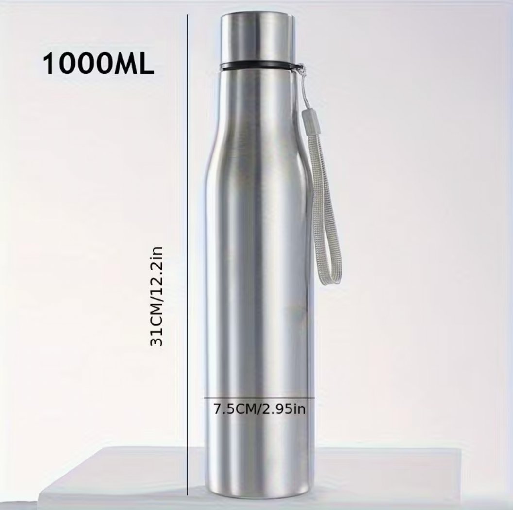 Large Stainless Steel Water Bottle 1000ml