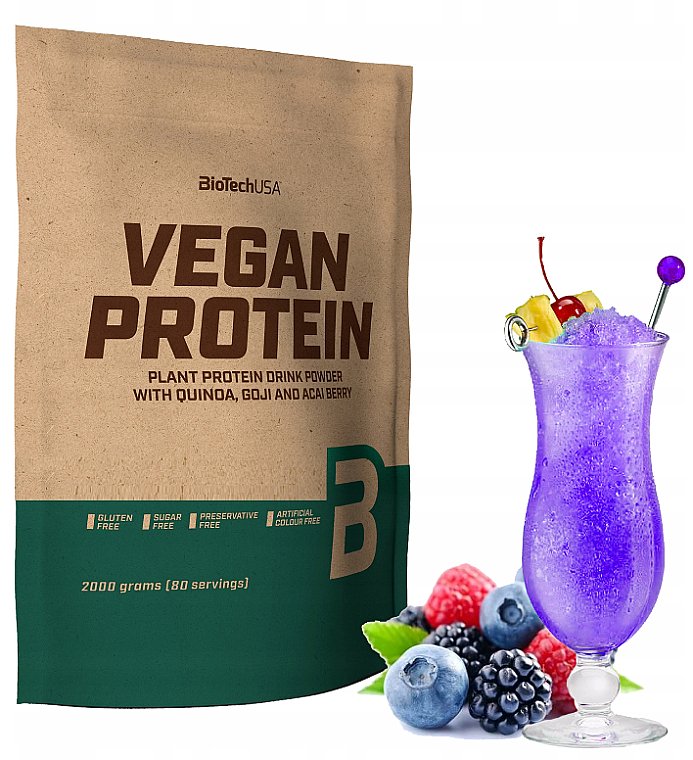 BIOTECHUSA Vegan Protein Powder - Fruit Mix — Fruit Mix — Powder - image 1 of 2