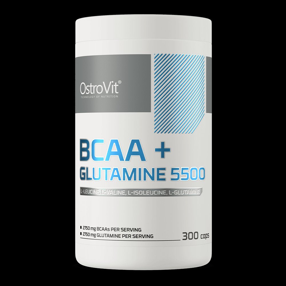OstroVit BCAA + Glutamine 5500 mg - 300 Capsules — Capsules - image 1 of 3
