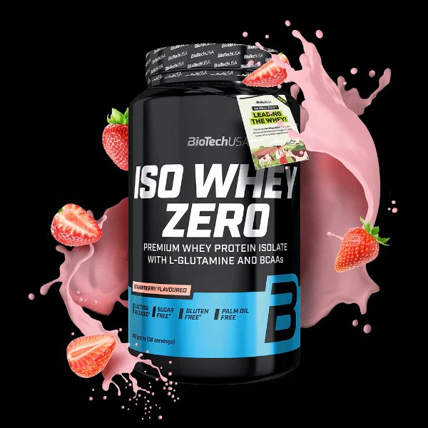 BIOTECHUSA ISO WHEY ZERO - Strawberry — Strawberry — Powder - image 1 of 2