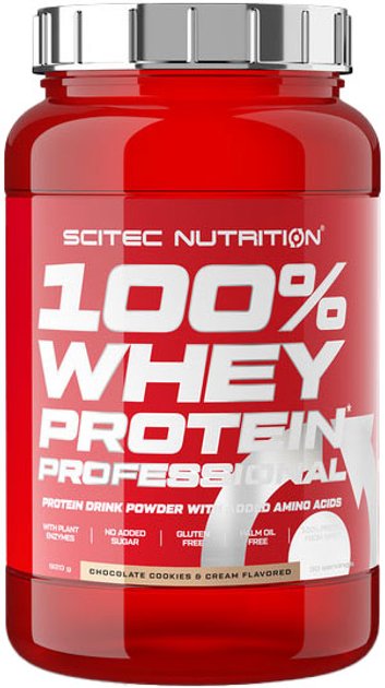 Scitec 100% Whey Protein Professional - Cookies and Cream — Cookies And Cream — Powder - image 1 of 2