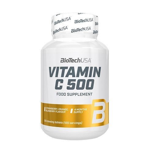 BIOTECHUSA Vitamin C500 120 Chewable Tablets — Tabs - product image