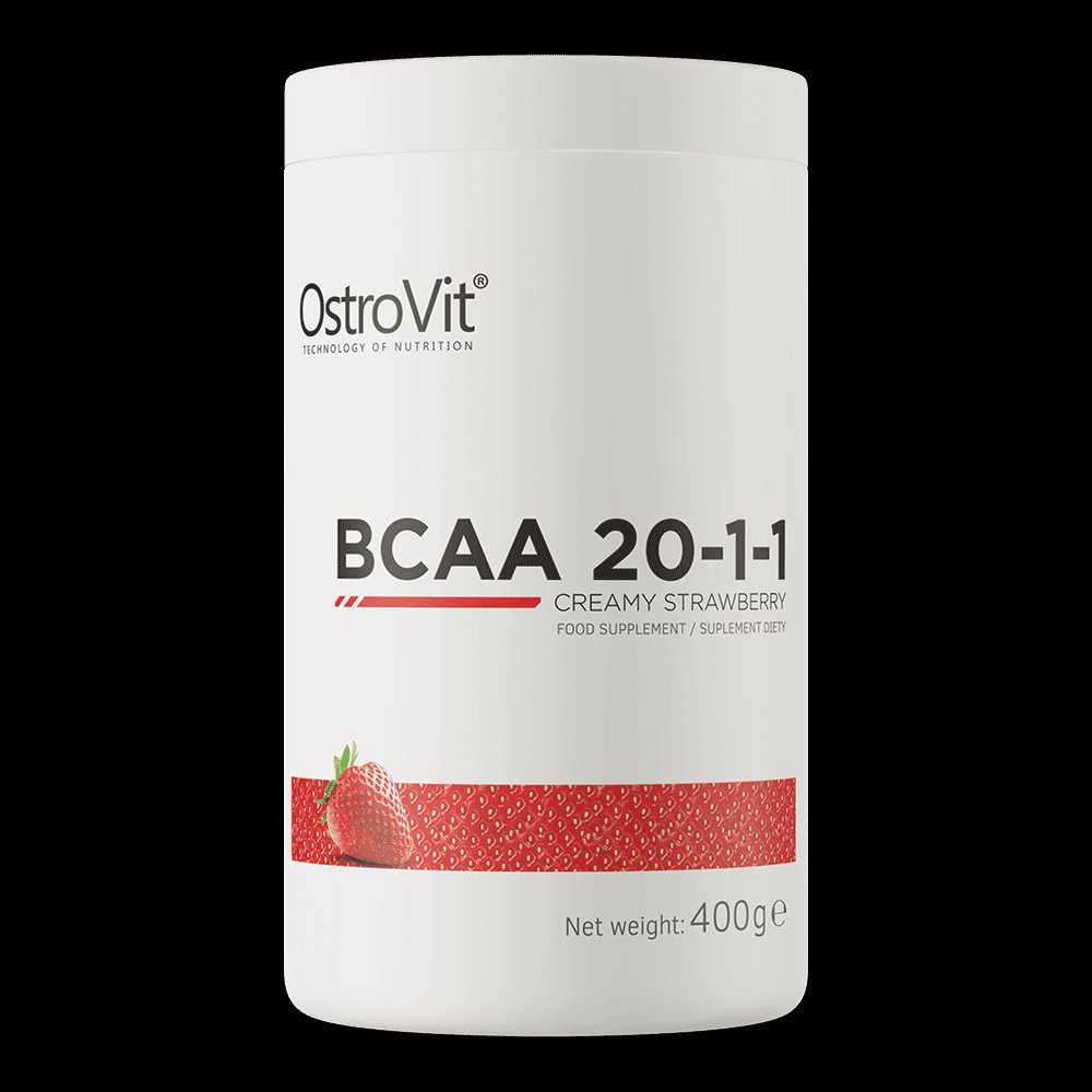 OstroVit BCAA 2-1-1 - Клубника — Strawberry — Powder - image 1 of 3